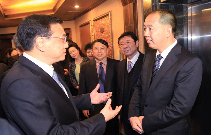 原中央政治局常委、國務院總理李克強在兩會期間會見張全收董事長