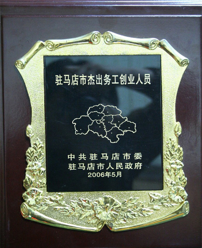 駐馬店杰出務工創業人員